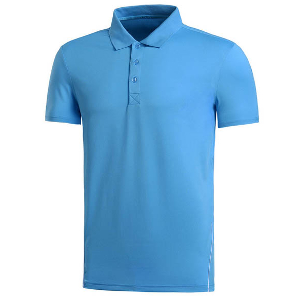 高档POLO衫订制蓝色高档polo衫定做 B2-001