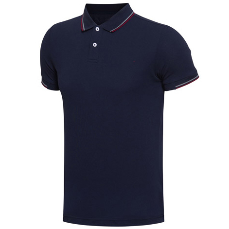 藏蓝POLO衫高档藏蓝色POLO衫定制 B2-005