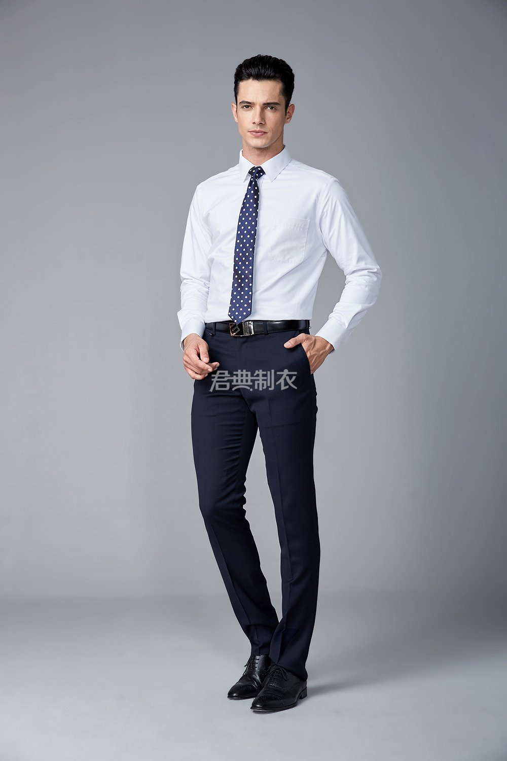正装商务长袖衬衫1