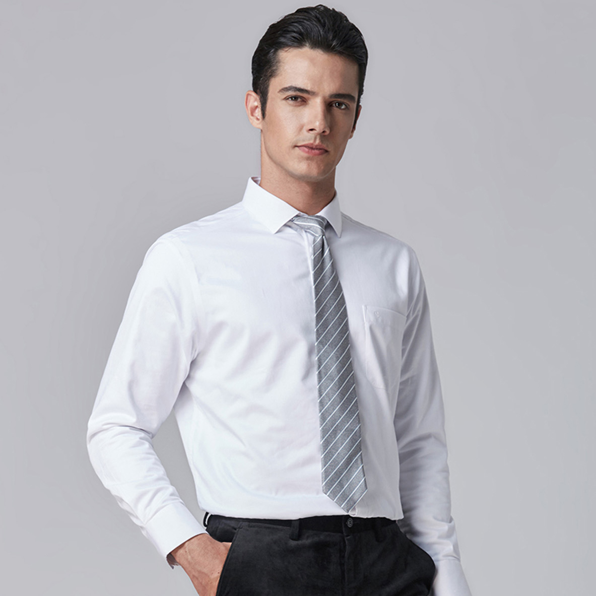 高端衬衫定做,高档衬衫定做,高档衬衫款式图片 D2005