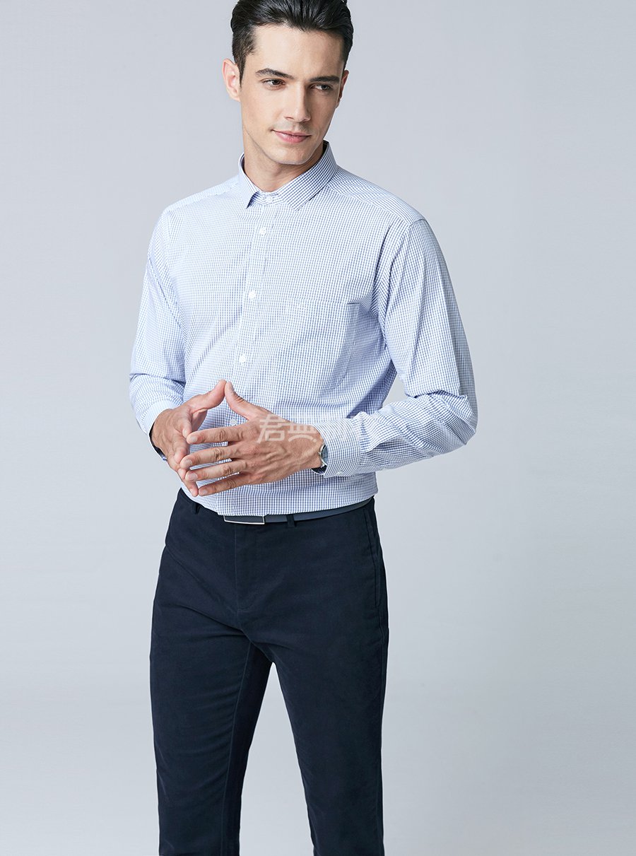 男士格子衬衫3