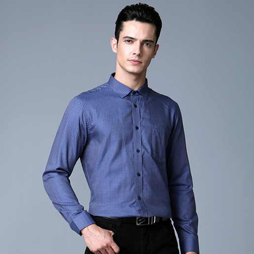 男士休闲衬衫,休闲格子衬衫定制
