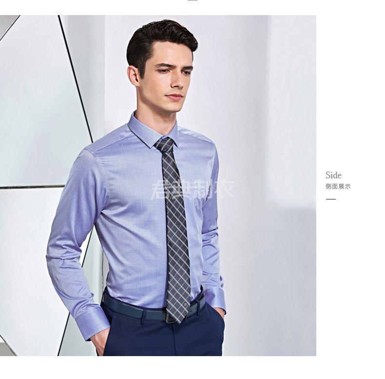 纯棉仿丝绸长袖衬衫2