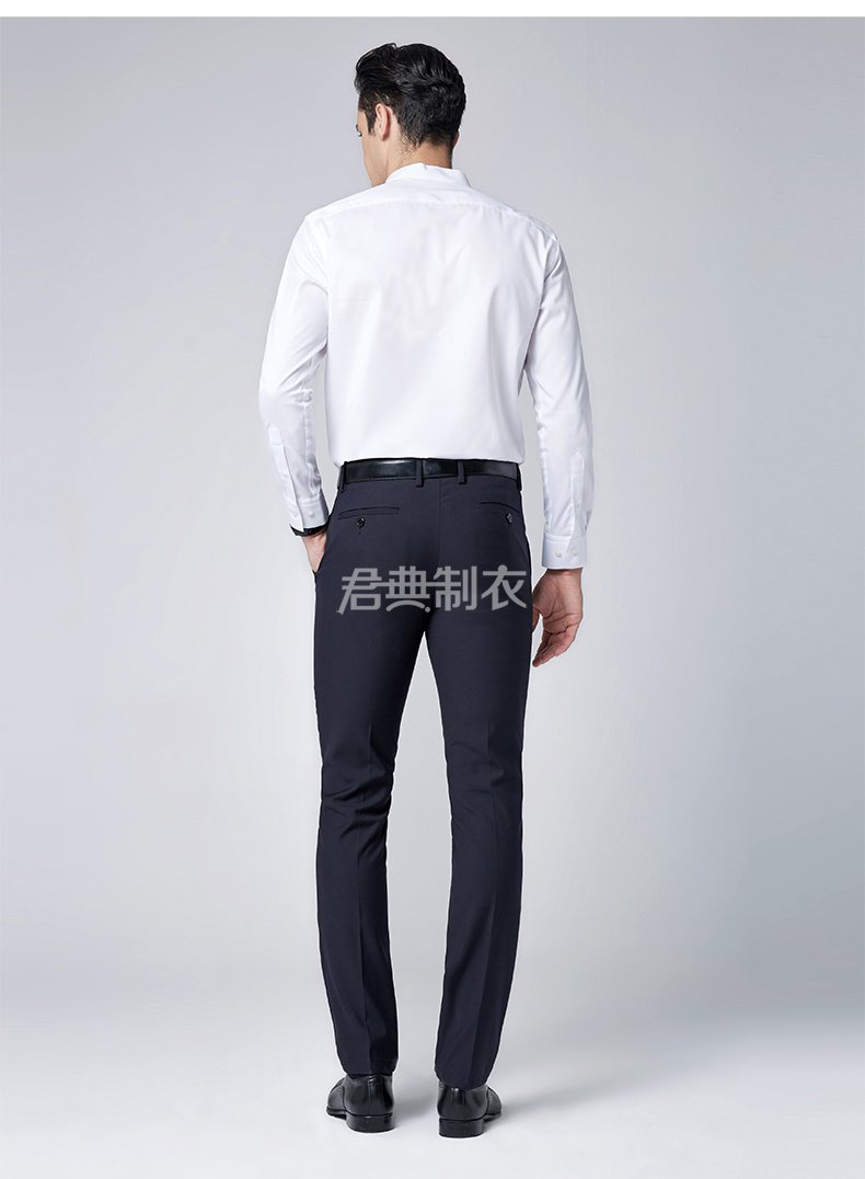 时尚小立领长袖衬衫3