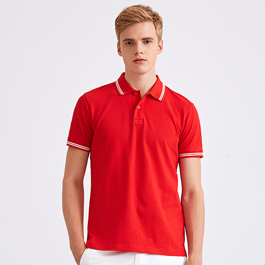 男士polo衫，红色男士polo衫定制，经典男士polo衫 B1-009