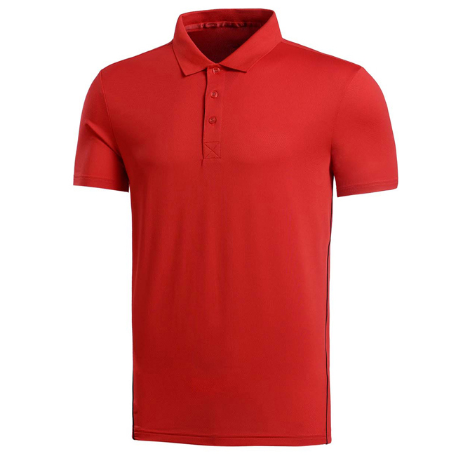 中国红高档POLO衫,经典红精品POLO衫定制