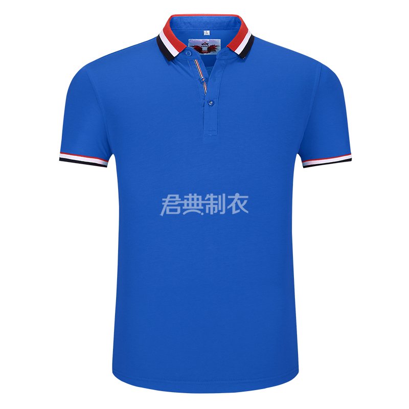 宝蓝色榉木纤维POLO衫