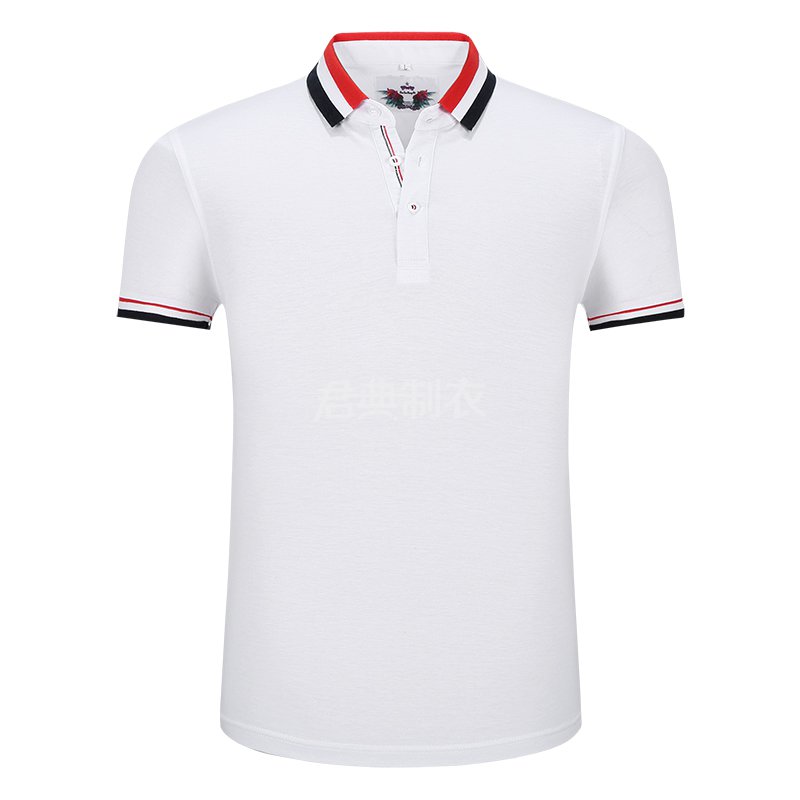 白色榉木纤维POLO衫