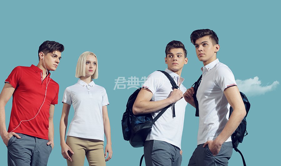 天丝长绒棉POLO衫1