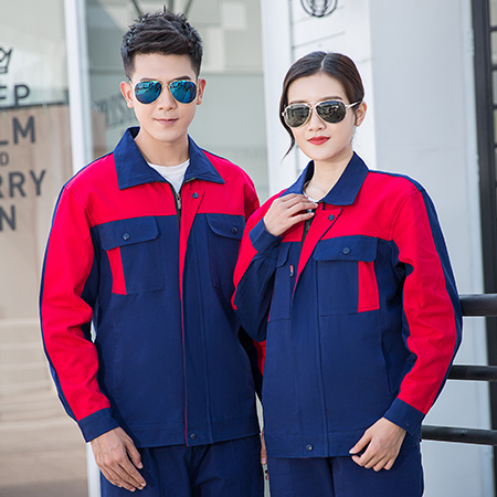 经典款拼色企业工作服 C1-005