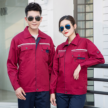 全工艺CVC棉厚纱卡工作服