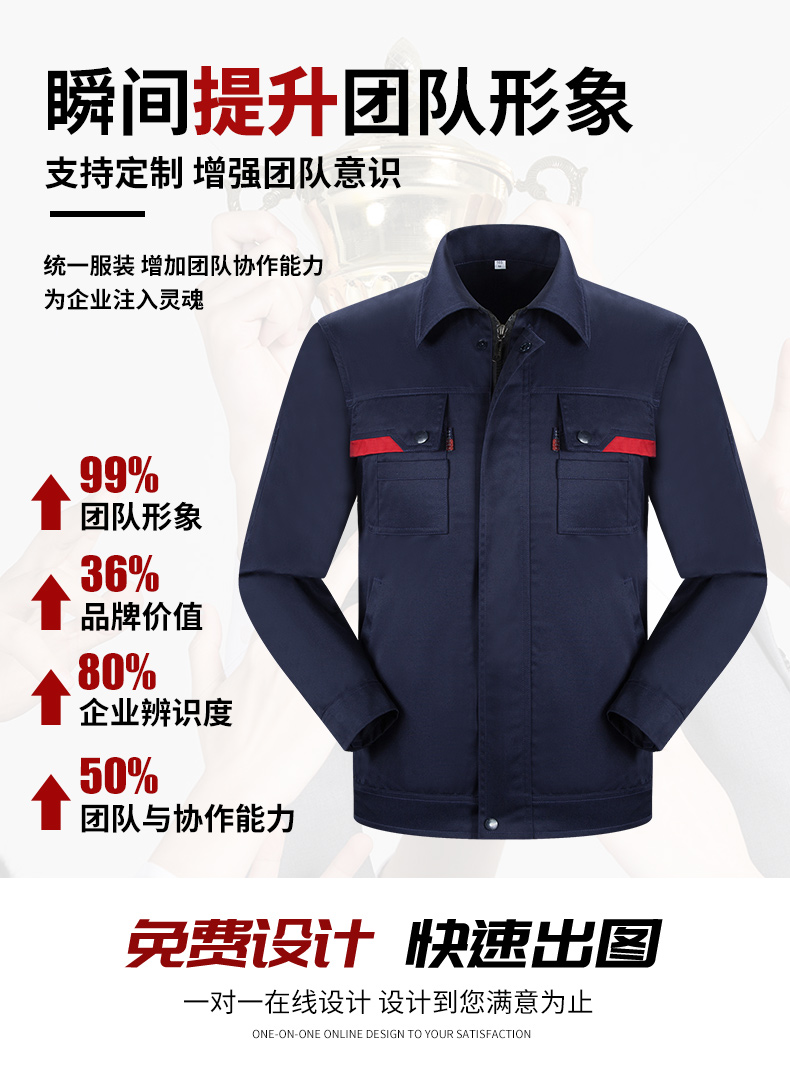 精品防静电工作服套装02